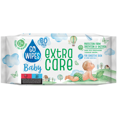 GoWipes Dětské vlhčené ubrousky Extra care