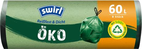 Swirl EKO Zatahovací pytle (100% Recircular) 8 x 60 l