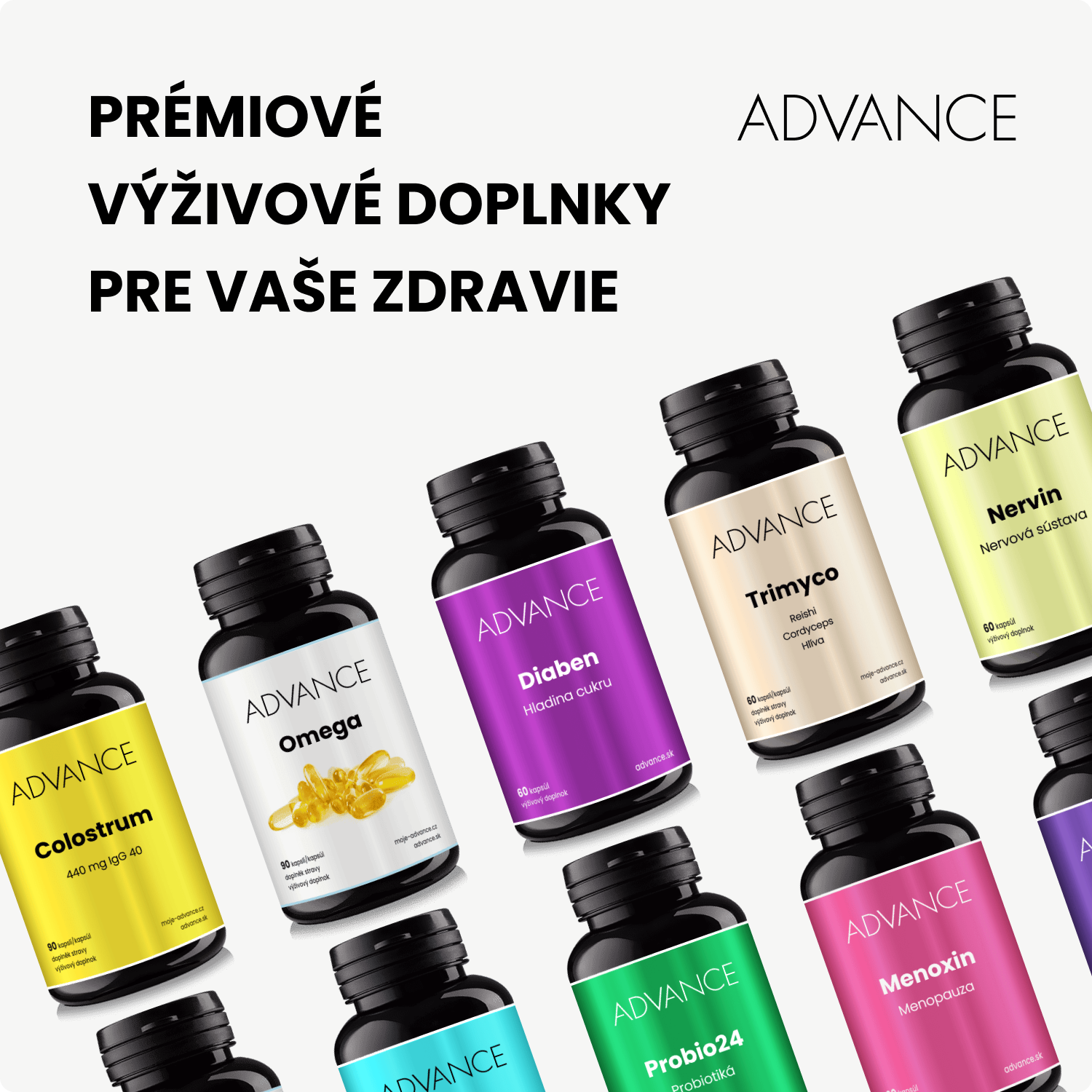 ADVANCE VitaCé - přírodní vitamín C 60 kapslí