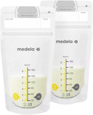 Medela Sáčky na skladování mléka 180 ml 25 ks