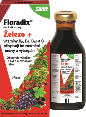 Salus Floradix Železo+ 250 ml