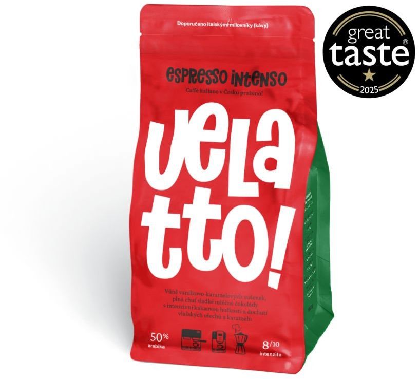 Velatto Espresso Intenso zrnková 250 g