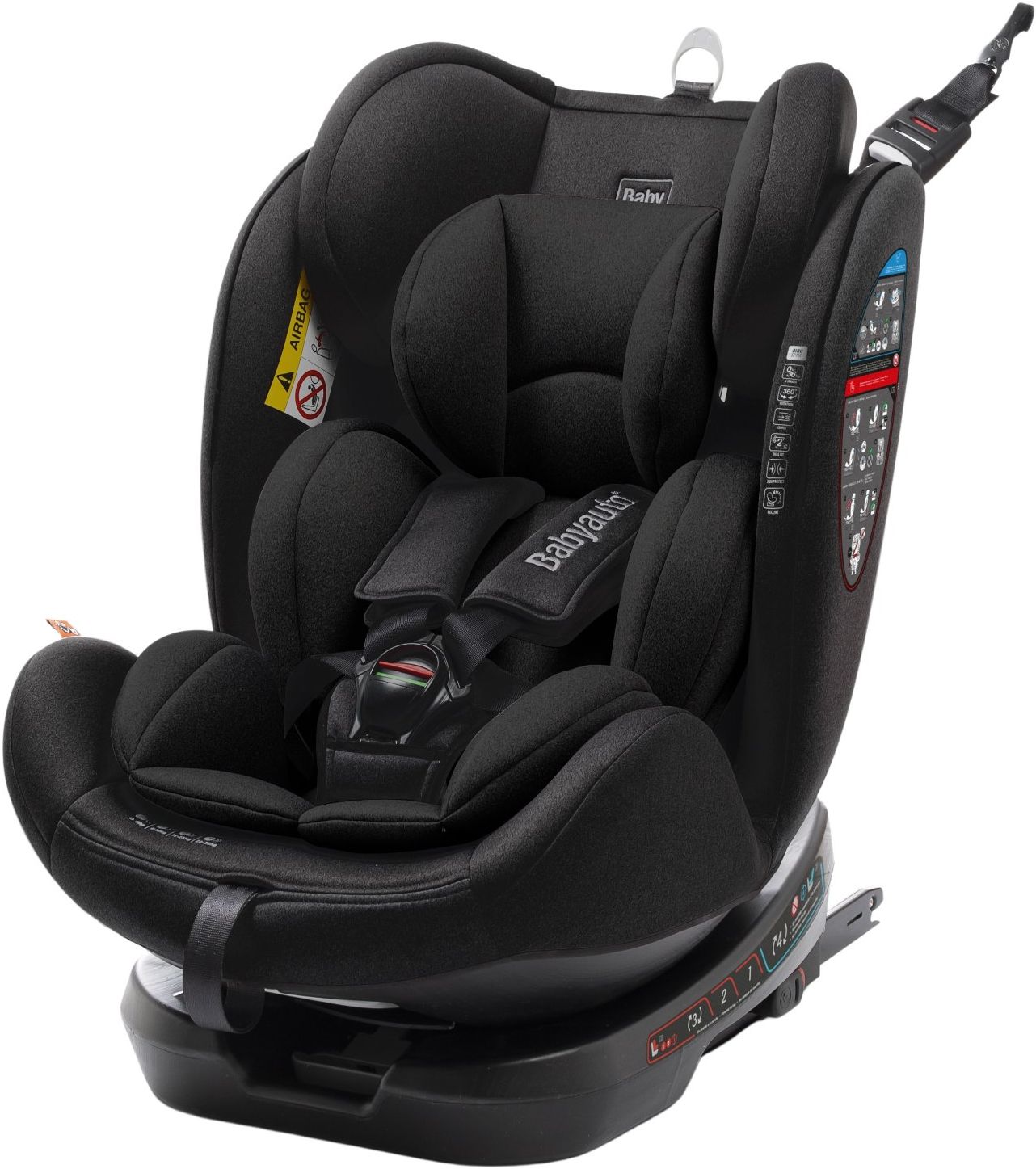 Baby Auto Biro Dfix 0123 0-36kg 360° černá