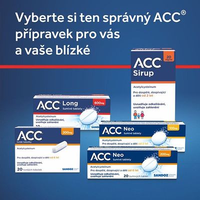 ACC ® LONG 600 mg 10 šumivých tablet