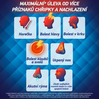 Coldrex MAXGrip Lesní ovoce 10 sáčků