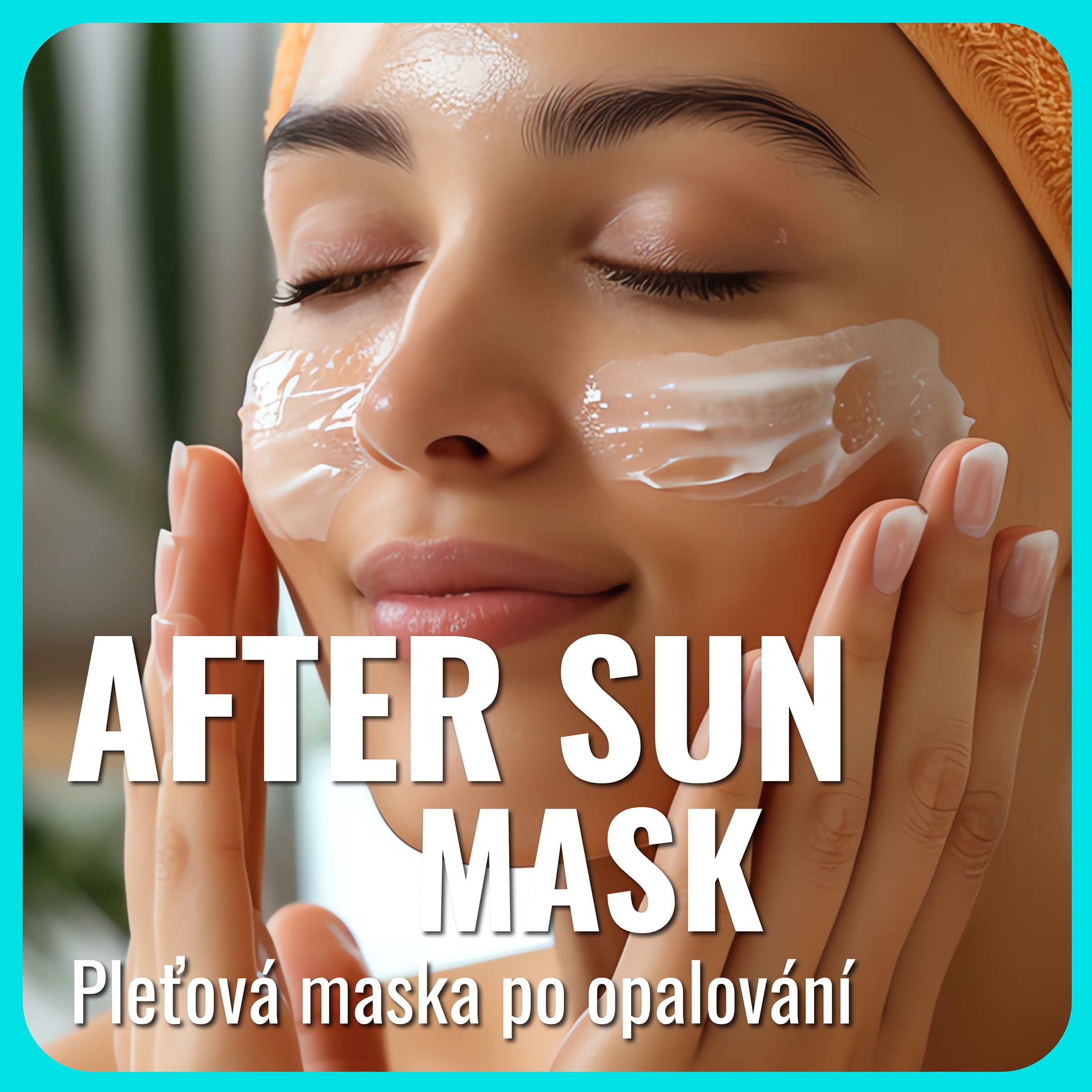 Dermacol AFTER SUN Pleťová maska po opalování 2 x 8 ml