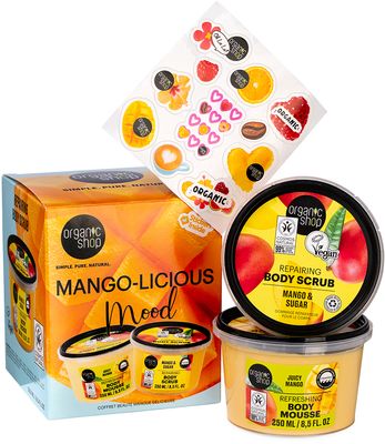 Organic Shop Mango-licious Mood Beauty Set 2 x 250 ml