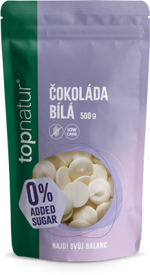 Topnatur No Added Sugar Čokoláda bílá 500 g