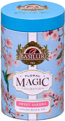 Basilur Floral Magic Sweet Sakura, plech 75 g