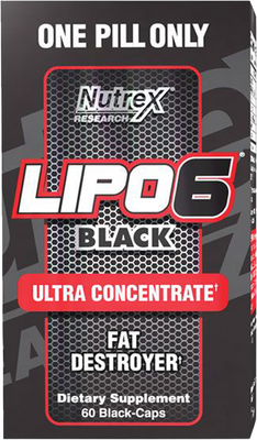 Nutrex Lipo 6 Black unflavored 60 kapslí 60 ks