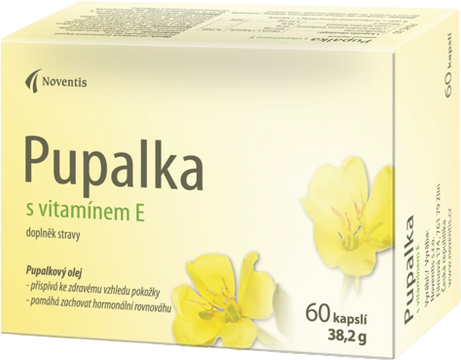 Noventis Pupalka s vitamínem E 60 kapslí