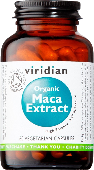 Viridian Maca Extract Organic 60 kapslí