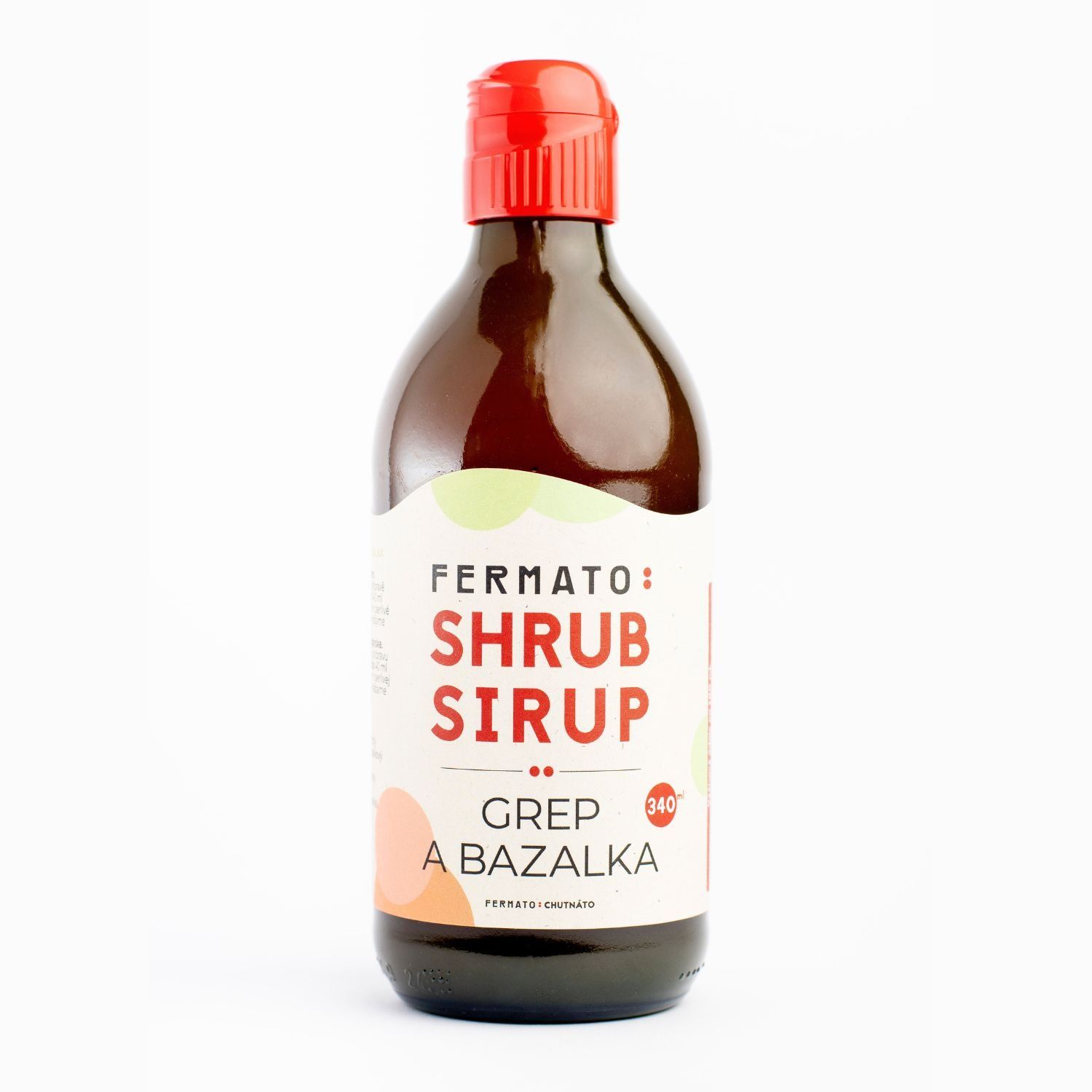 Fermato Shrub sirup - Grep a bazalka 340 ml