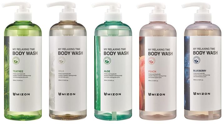 Mizon My Relaxing Time Body Wash Lahodná borůvka sprchový gel 800 ml