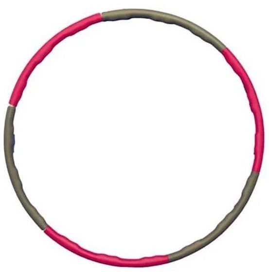 Rucanor Hula hoop weight obruč, černá/růžová 98 cm