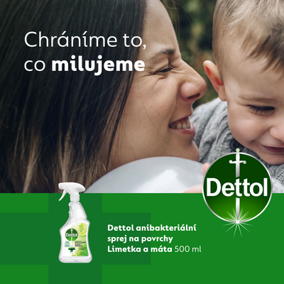 Dettol sprej limetka/mata 500 ml
