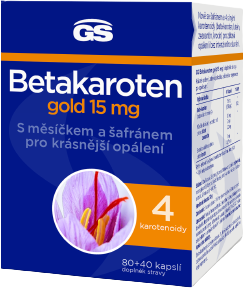 GS Betakaroten gold 15mg 120 kapslí