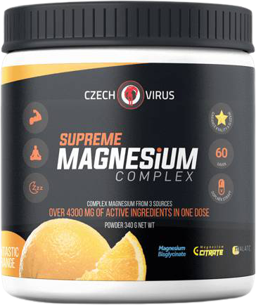 Czech Virus Supreme Magnesium Complex fantastický pomeranč 340 g