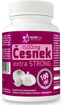 Nutricius Česnek extra strong 1500 mg 100 tablet