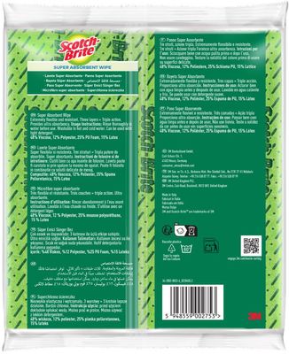 3M Scotch-Brite™ Super Absorbent - Extra savé utěrky, barevný mix 5 ks