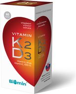 Biomin Vitamin K2 + Vitamin D3 1000 I.U. 60 kapslí