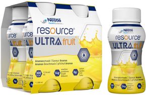Resource Ultra Fruit Ananasová příchuť por.sol. 4 x 200 ml