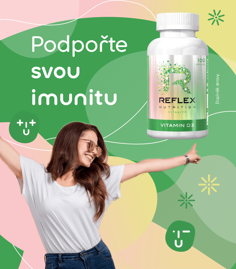 Reflex Nutrition Vitamín D3 100 kapslí (5033579035284)