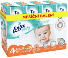 Linteo Baby Plenky Prémium Maxi+ (10-17kg) 184 ks