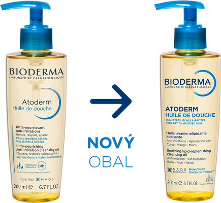 Bioderma Atoderm Sprchový olej 200 ml