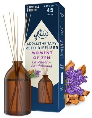 Glade Aromatherapy osvěžovač vzduchu vonné tyčinky Moment of Zen 80 ml
