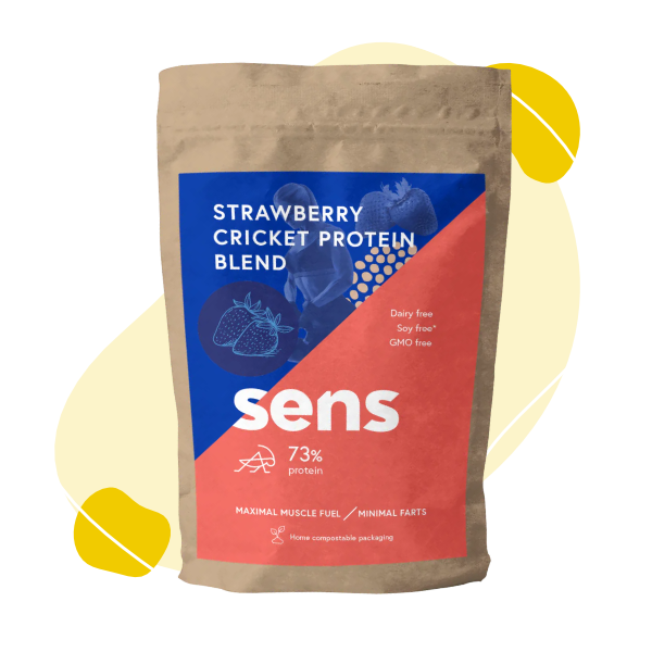 Sens Protein shake blend - jahodový