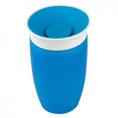 Munchkin Juniorský netekoucí hrneček 360° 296 ml, 12m+, modrý 296 cm