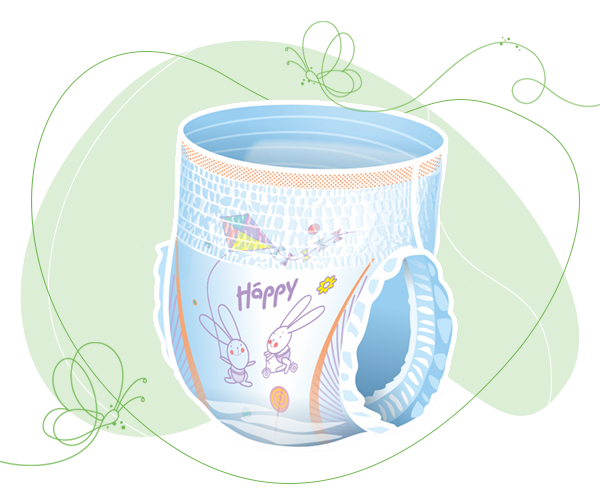 Vlastnosti Bella Happy Pants v kostce