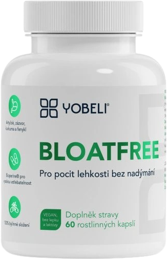 Lobey Yobeli Bloatfree - komplex proti nadýmání 60 kapslí