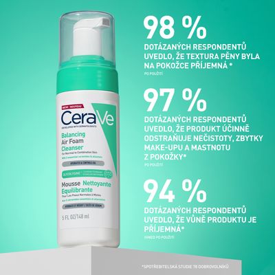 CeraVe čistící pěna pro optimální pH pro normální až smíšenou pleť 148 ml
