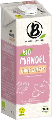 Berief Nápoj mandlový BIO 1 l