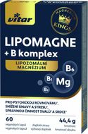 Vitar Kings LIPOMAGNE + B komplex 60 kapslí