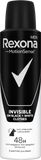 Rexona Men Invisible Black&White Antiperspirant sprej 150 ml