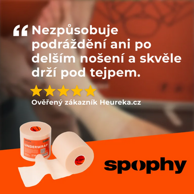 Spophy Foam Underwrap Beige, podtejpovací molitanová páska béžová 27 m