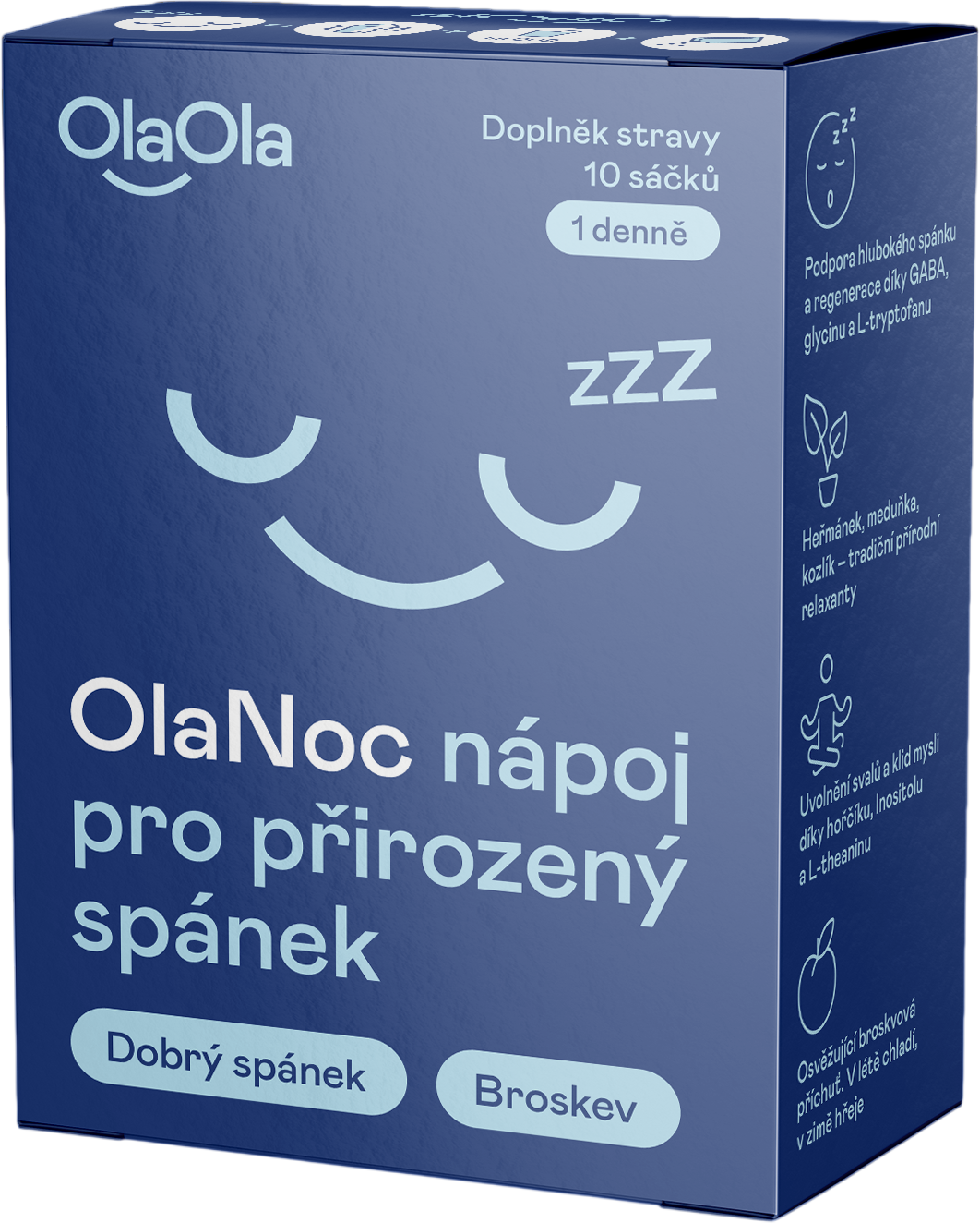 OlaOla OlaNoc nápoj pro přirozený spánek 10 sáčků