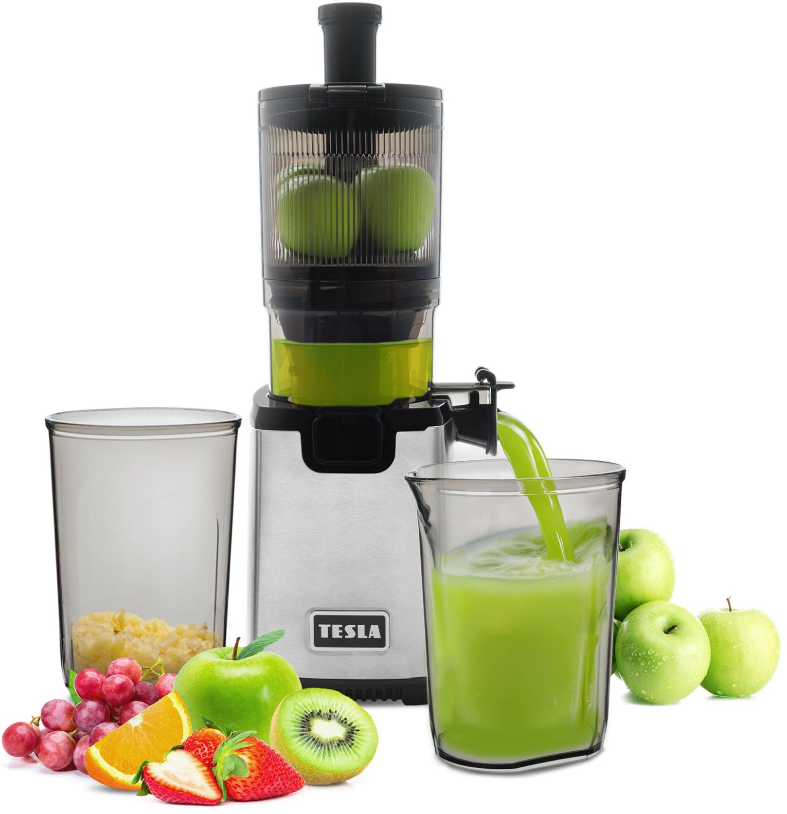 Tesla SlowJuicer SJ770 XXL Deluxe - nízkootáčkový šnekový odšťavňovač