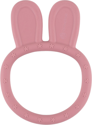 Petite&Mars Kousátko silikonové Bunny Dusty Rose 0m+