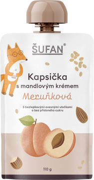 Šufan Kapsička s mandlovým krémem meruňková 110 g