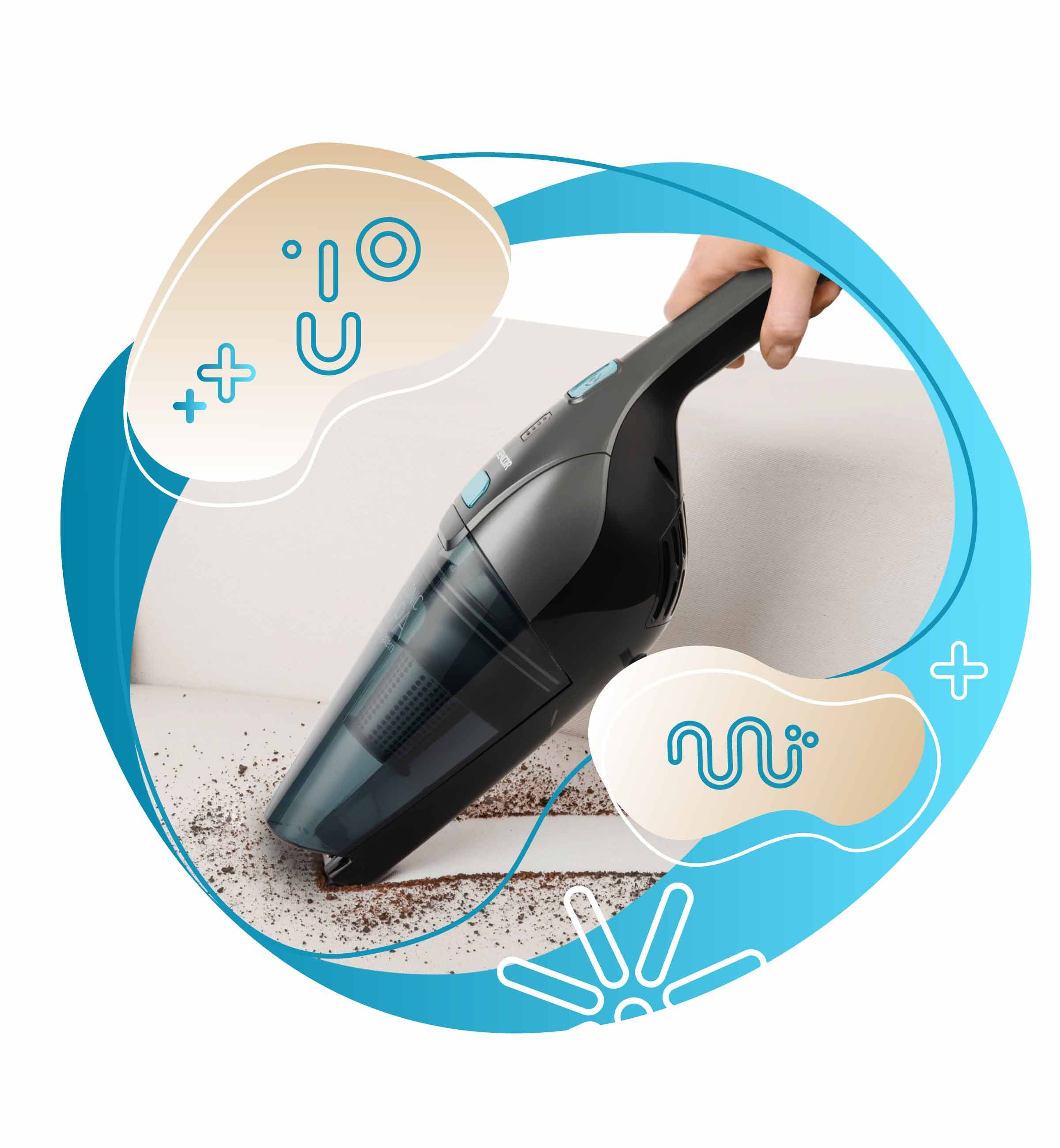 Sencor, tyčový vysávač, výhody, ergonomická rukoväť, štrbinová trubica, bezvrecková technológia, vysoký výkon