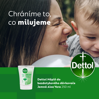Dettol Náplň do bezdotykového dávkovače Aloe Vera 250 ml