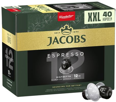 Jacobs Espresso RISTRETTO XXL kapsle 40 ks