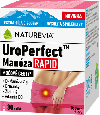 NatureVia UroPerfect Manóza Rapid 30 sáčků