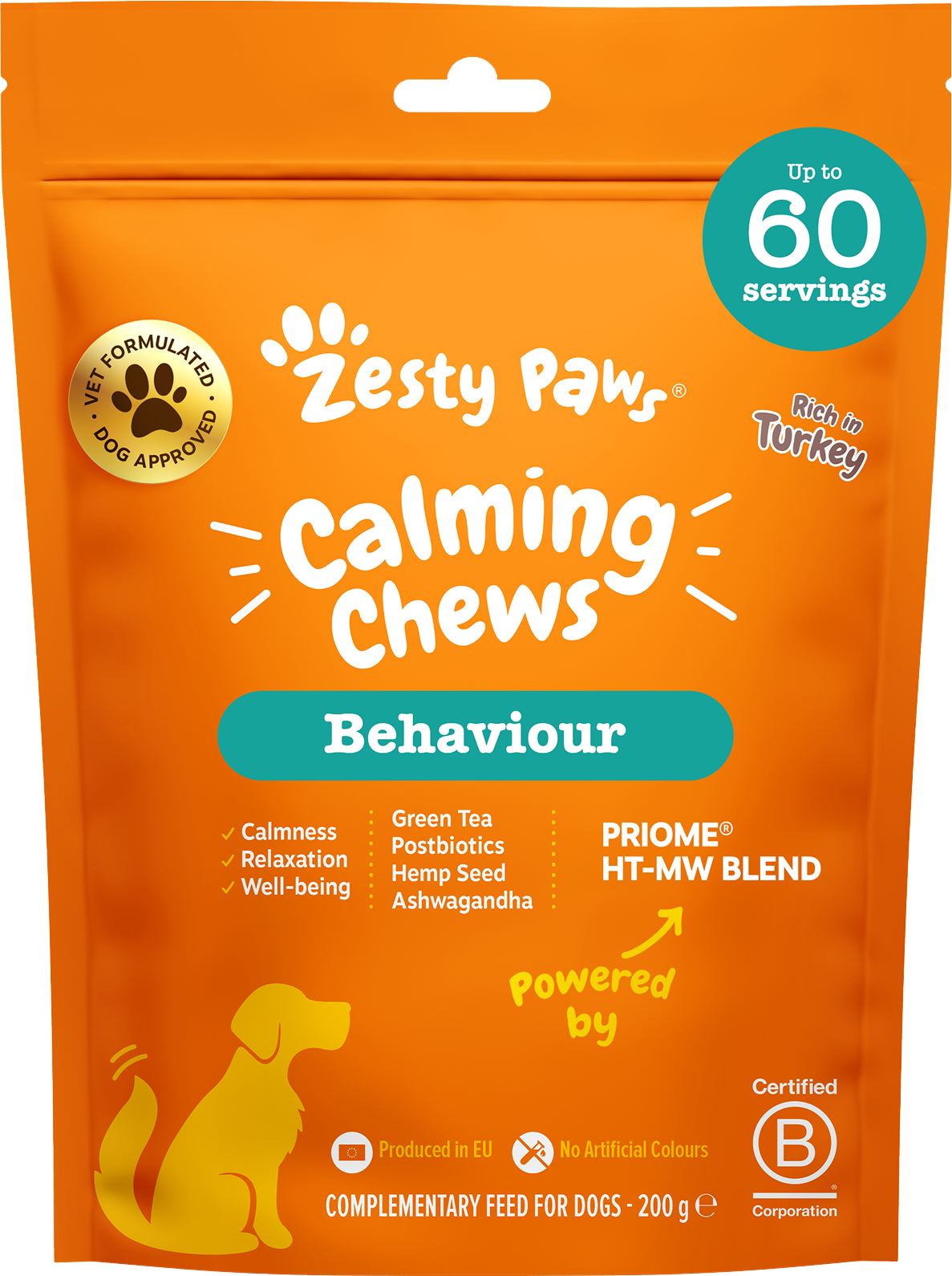 Zesty Paws Calming Chews 60 tablet