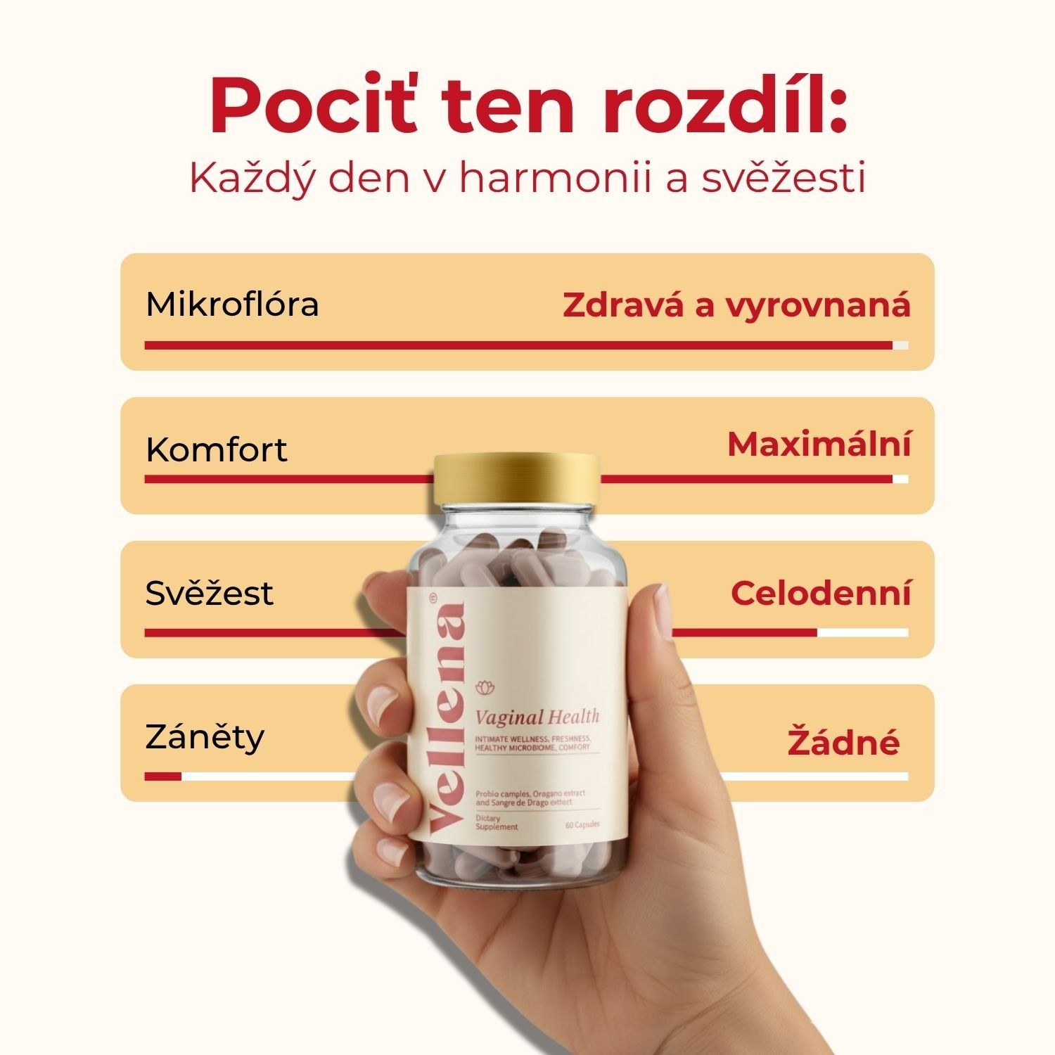 Vellena Intimní zdraví 60 kapslí