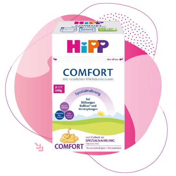Hipp, comfort, kojenecká výživa, 600 g